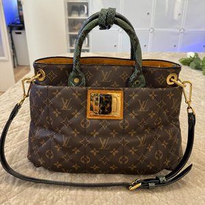 LOUIS VUITTON Monogram Etoile Exotique GM Handbag M40402 LV